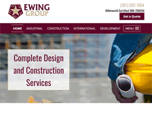 Tablet Screenshot of ewingcc.com